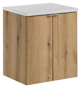 Comad Koupelnová skříňka pod deskové umyvadlo Nova Oak 50 dub coast evoke/bílá