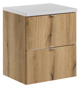 Comad Koupelnová skříňka pod deskové umyvadlo Nova Oak II. 50 dub coast evoke/bílá