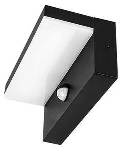 LED Venkovní nástěnné svítidlo se senzorem LED/9W/230V 4000K IP44 černá