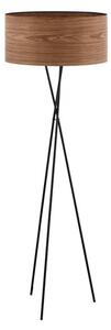 Eglo 33705 - Stojací lampa CANNAFESCA 1xE27/60W/230V hnědá/černá