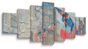 Obraz - Childe Hassam, Allies day, reprodukce (210x100 cm)