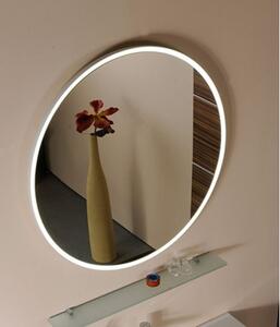 Sapho FLOAT zrcadlo s LED osvětlením, průměr 60cm, bílá, 22559