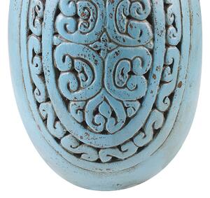 Pálená hlína Dekorativní váza 51 Modrá MEGARA