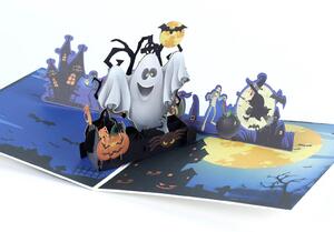 3D přání Halloween párty