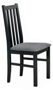 Čalouněná židle BOS 10 černá/šedá