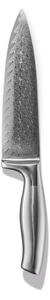 ERNESTO® Kuchyňský nůž z damascenské oceli (kuchyňský nůž s rukojetí z nerezové oceli) (100339029003)