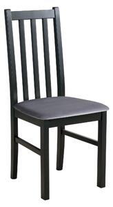 Čalouněná židle BOS 10 černá/šedá