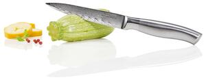 ERNESTO® Kuchyňský nůž z damascenské oceli (sada nožů na zeleninu s rukojetí z nerezové oceli) (100339029004)