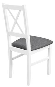 Dřevěná židle NIL 10 Bílá/grafitová