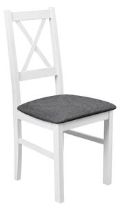 Dřevěná židle NIL 10 Bílá/grafitová