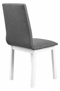 Čalouněná židle Luna 1 bílá/šedá