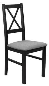 Skládací stůl se 6 židlemi L005 Černá/bílá