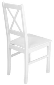 Dřevěná židle NIL 10D Bílá
