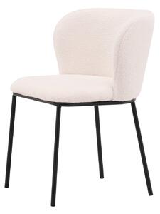 Jídelní židle Edina, 2ks, bílá, 56x55x76