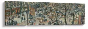 Obraz - Camille Pissarro, Boulevard des Italiens, Morning, Sunlight, reprodukce (170x50 cm)