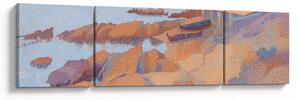 Obraz - Henri Edmond Cross, Calanque des Antibois, reprodukce (170x50 cm)