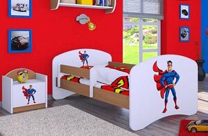 Dětská postel bez šuplíku 140x70cm SUPERMAN