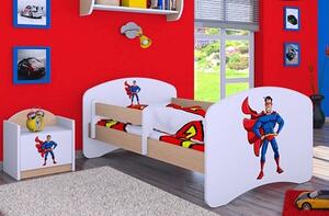 Dětská postel bez šuplíku 140x70cm SUPERMAN