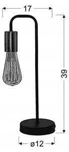 CLX Stolní retro lampa HUGO 41-66862