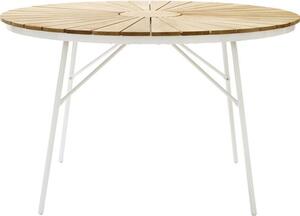 Kulatý zahradní stůl s deskou z teakového dřeva Hard & Ellen, různé velikosti