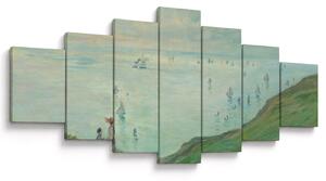 Obraz - Henri Fantin-Latour, Cliffs at Pourville, reprodukce (210x100 cm)
