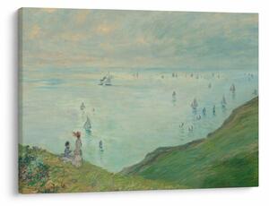 Obraz - Henri Fantin-Latour, Cliffs at Pourville, reprodukce (70x50 cm)