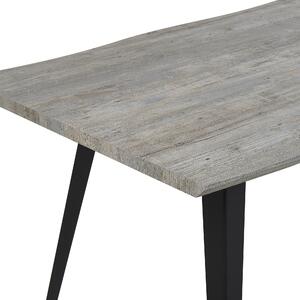 Jídelní stůl 160 x 90 cm šedé dřevo WITNEY