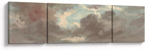 Obraz - John Constable, Cloud Study Stormy Sunset, reprodukce (170x50 cm)
