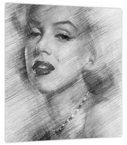Obraz - Portrén Merilyn Monroe (30x30 cm)