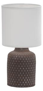 CLX Moderní stolní lampa IMOLA, 1xE14, 40W, hnědá 41-79862
