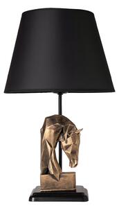 Opviq Stolní lampa Horses černá/bronzová