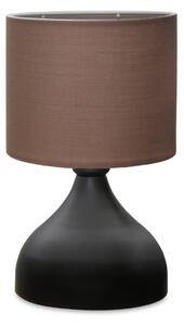 Opviq Stolní lampa Mija černá/hnědá