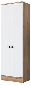 Kalune Design Vysoký botník Pajo 60 cm ořech/bílý