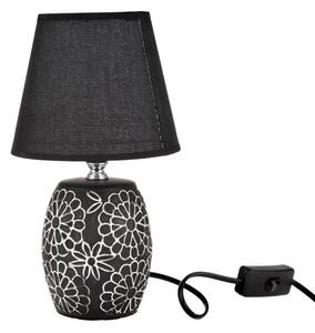 Keramická stolní lampička - černá LAM4106-C