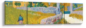 Obraz - Vincent van Gogh, Farmhouse in Provence, reprodukce (170x50 cm)
