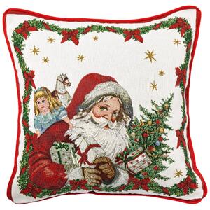 Villeroy&Boch Villeroy & Boch Toy's Fantasy gobelínový polštář Santa, 45 × 45 × 6.5 cm