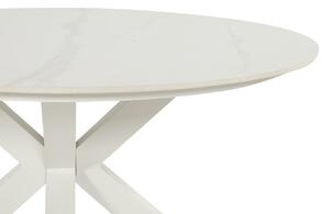 Zahradní kulatý stůl Xander Hartman o rozměru 120cm white
