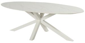 Zahradní oválný stůl Xander Hartman o rozměru 220x120cm white