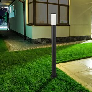 RABALUX Venkovní sloupek na zahradu BLACK TORCH, 1xE27, 25W, 110cm, černý, IP44 008148