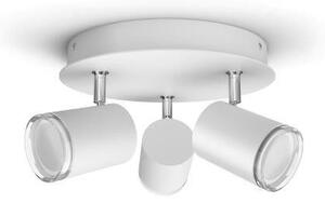 Hue WA Adore koupelnové bodové svítidlo 3x GU10 LED 5W 350lm 2200-6500K IP44, bílá + ovladač