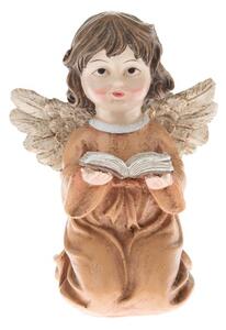 Polyresinový anděl s knížkou AND22130