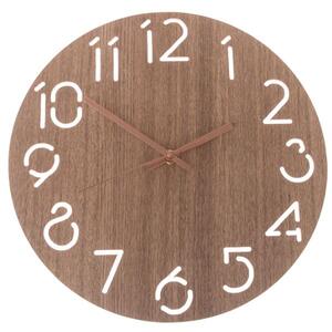 Dřevěné nástěnné hodiny PLO031