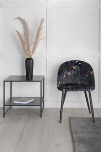 Jídelní židle Velvet, 2ks, černá, S50,5xD55xV78