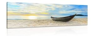 Obraz panoráma nádherné pláže - 150x50 cm