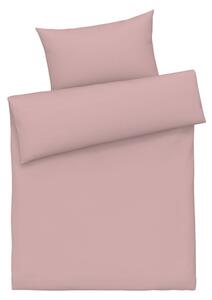 LIVARNO home Mako saténové ložní povlečení, 140 x 200 cm, 70 x 90 cm (světle růžová) (100340880004)