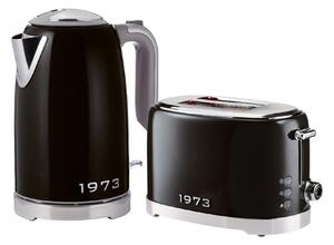 Silvercrest® Sada retro rychlovarné konvice 1973 Swkr 3100 C3 a retro topinkovače 1973 STR 980 C3, černá, 2dílná (800010785)