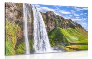 Obraz vodopád Seljalandsfoss - 120x80 cm