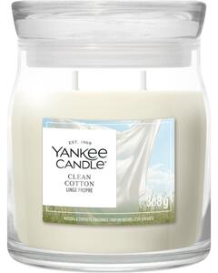 Yankee Candle Clean Cotton vonná svíčka Signature 368 g