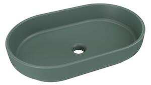 Comad Umyvadlo na desku RIVER II 55 cm tmavě zelené