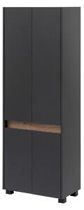 Schildmeyer Vysoká skříň Cosmo (2-dveřová (šířka 57 cm), antracitová) (100338246003)